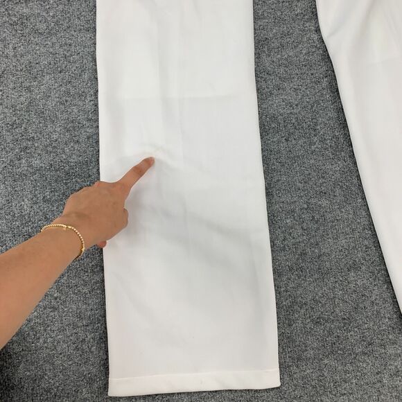 Mizuno Baseball Pant Mens XL Extra Large White Flex Waistband Belt Loops - Picture 11 of 14